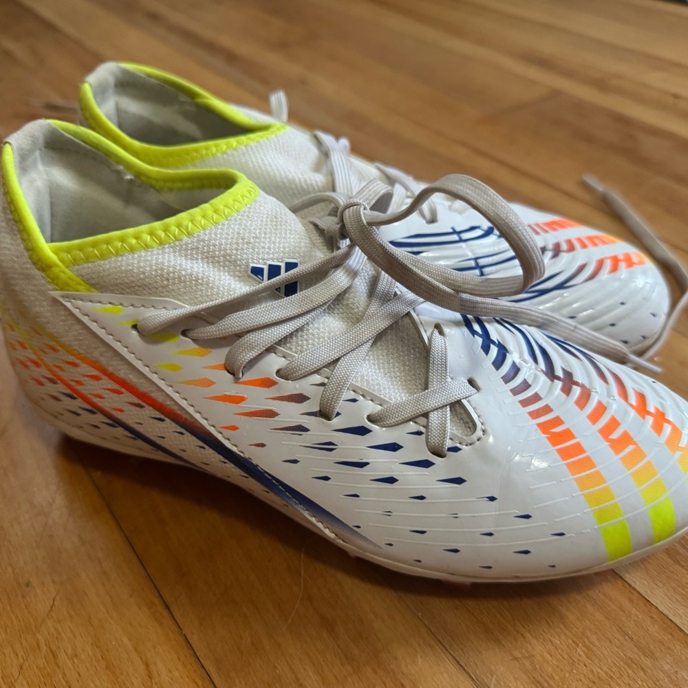 Y4 Adidas Predator White and Neon Soccer Cleats